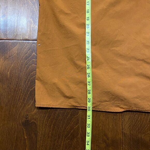 Pelle Pelle Big & Tall Y2K Vintage Rustic Brown Snap Button Polo Shirt 3XL - Picture 11 of 11